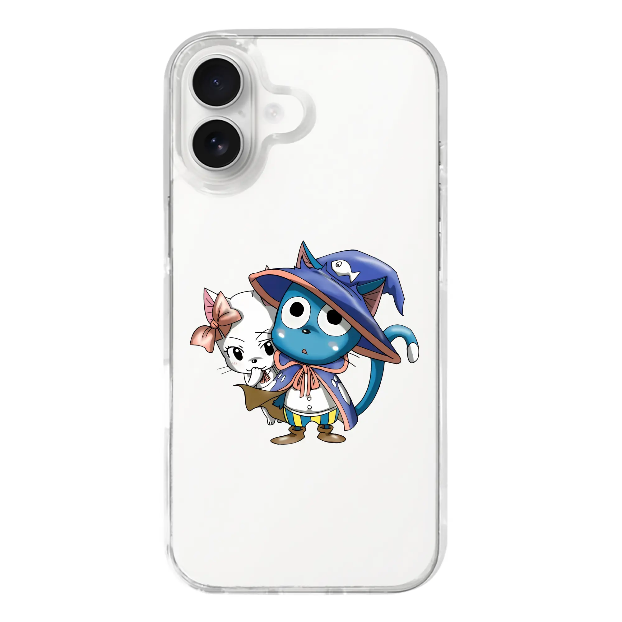 フェアリーテイル グッズ ハッピー - iPhone 17シリーズ 透明スマホケース – 薄型・耐衝撃・精密フィット保護カバー